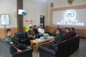 Dandim 0833/Kota Malang menerima Audensi Pengurus PPI Kota Malang