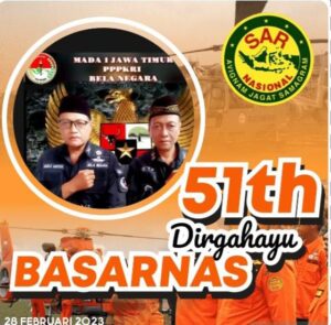 Harlah Basarnas ke 51 Dapat Perhatian PPPKRI – BELA NEGARA MADA 1 DPW Jatim