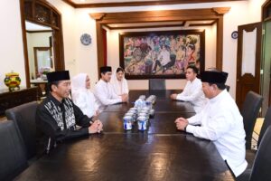 Hari Pertama Lebaran, Presiden Jokowi Silaturahmi Dengan Menhan