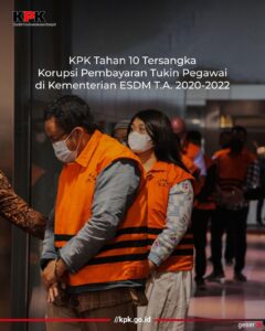 KPK Kembali tetapkan 10 Orang Sebagai Tersangka