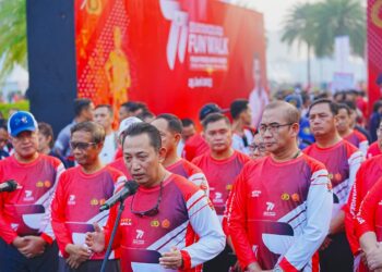 Fun Walk dengan Lintas Elemen, Kapolri Gaungkan Jaga Persatuan-Kesatuan Bangsa
