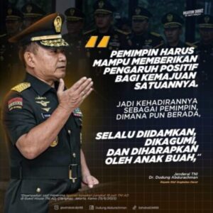 Kasad Terima Laporan Kenaikan Pangkat 18 Pati TNI AD