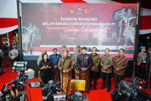 Gelar Wayang Kulit Lakon Wahyu Cakraningrat, Kapolri: Sinergisitas TNI, Polri, Rakyat Makin Kuat