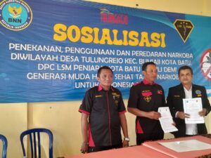 DALAM UPAYA WUJUDKAN DESA BERSINAR LSM PENJARA GANDENG BNN KOTA BATU, Gerakan ” War On Drug “