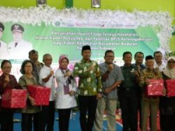 Guna Dukung Program Pemerintah, Bupati Muhdlor Apresiasi Nakes dan Kader Kesehatan