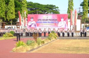 Kapolda Sulsel Pimpin Apel Gelar Pasukan Operasi Zebra Pallawa 2023