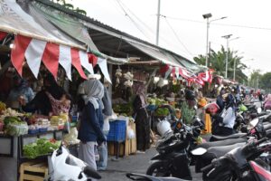 Pedagang Pasar Larangan Merasa Nyaman Pindah di Sisi Barat, Sampaikan Terima Kasih Pada Pemkab Sidoarjo
