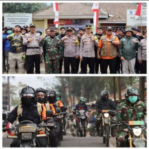 Polres Batu Gelar Apel Gabungan, Guna Pemantauan Kebakaran Hutan dan Lahan di Lereng Gunung Arjuno