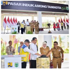 Resmikan Pasar Induk Among Tani Kota Batu, Presiden : Terbesar Se-Indonesia