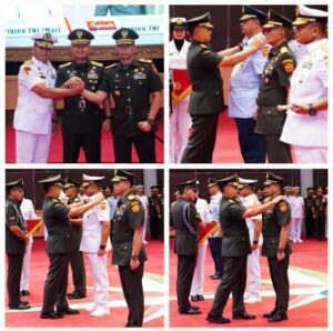 Kasum TNI Pimpin Sertijab Danpuspom TNI dan Dandenma Mabes TNI