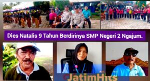 Momen Dies Natalis 9 Tahun Berdirinya SMP Negeri 2 Ngajum.