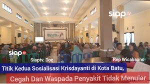 Titik Kedua Sosialisasi Krisdayanti di Kota Batu, Cegah Dan Waspada Penyakit Tidak Menular