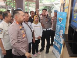Tingkatkan Pelayanan Publik, Kapolres Pasuruan Resmikan Samsat Smart Thru