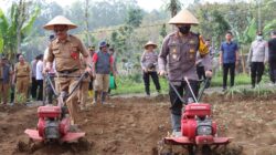 Polres Batu dan Dinas Pertanian Kota Batu Aktifkan Lahan Tidur di Desa Oro-Oro Ombo 