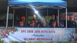 Pengamanan Libur Natal Dan Tahun, DPC GRIB Jaya Kota Batu Dirikan Posko Pengamanan