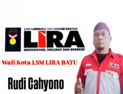 Wali Kota LIRA Batu Apresiasi Gubernur LIRA, Bersurat ke Mahkamah Agung atas Vonis Ringan Eks Bupati Probolinggo