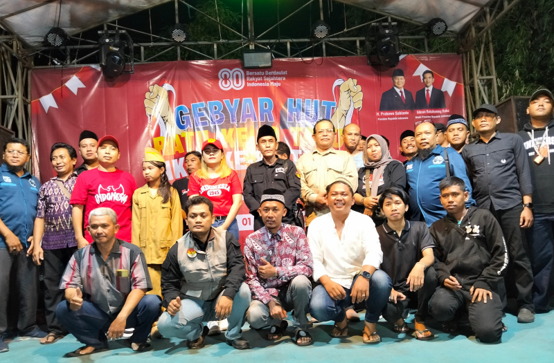 Panggung Rakyat HUT Ratu ke-10, dr. Andre: Bahagia Ketika Bisa Berbagi