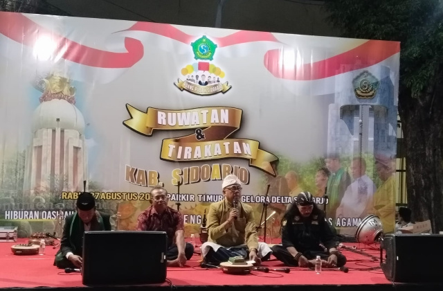 Ruwatan Sidoarjo Tradisi Ruwatan dan Tirakatan kembali dihadirkan sebagai upaya ikhtiar lahir batin demi keselamatan dan kedamaian Kabupaten Sidoarjo.