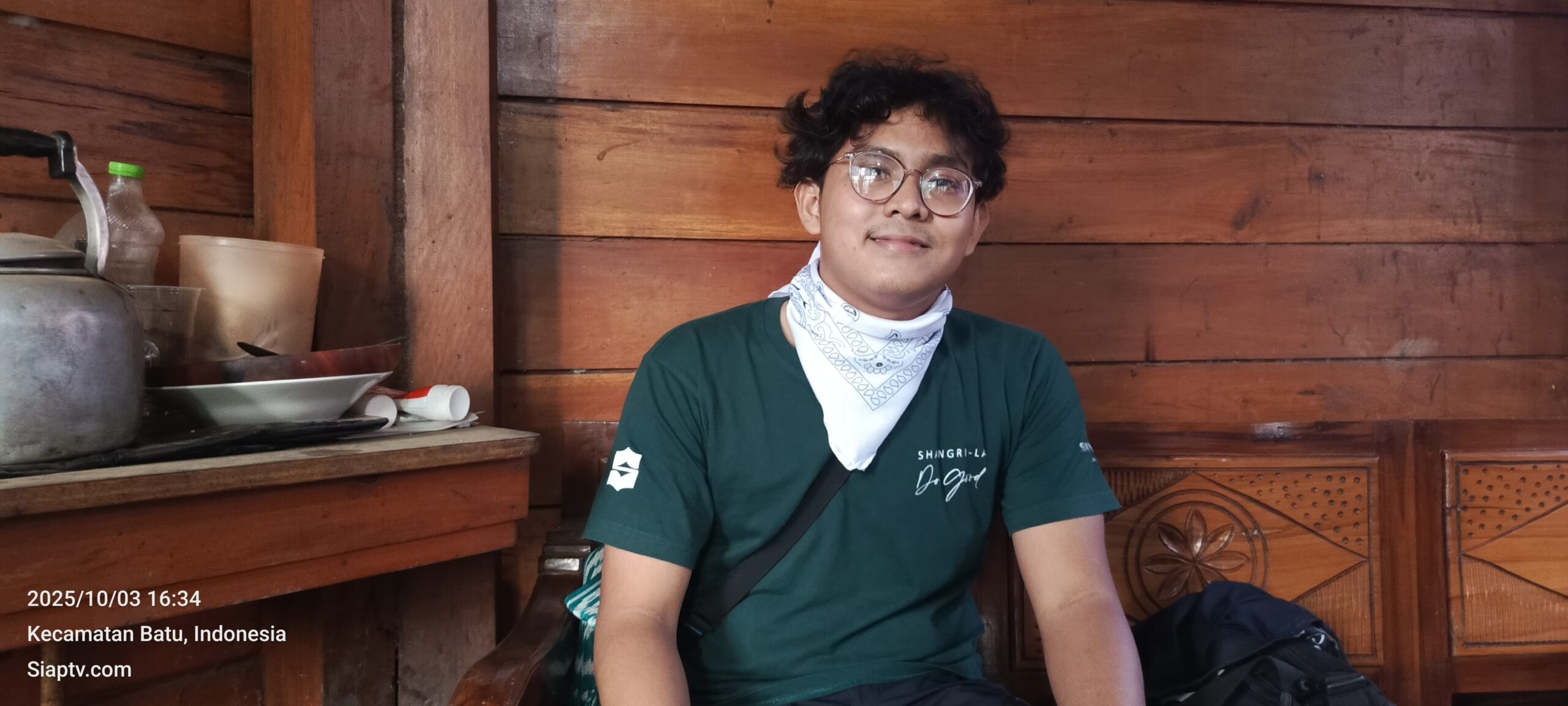 Arga Fatir Rinjani, mahasiswa Jurusan Sosiologi Universitas Brawijaya (UB)