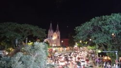 Arus Kepadatan Mulai Meningkat Banyaknya Masyarakat Luar kota Berlibur Untuk Nikmati Distinas Yang Ada di Kota Malang