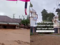 Warga Rekam Longsor Kembali Terjadi di Solok, Ledakan Kecil Terdengar saat Guguran Tanah Hantam Kabel Listrik